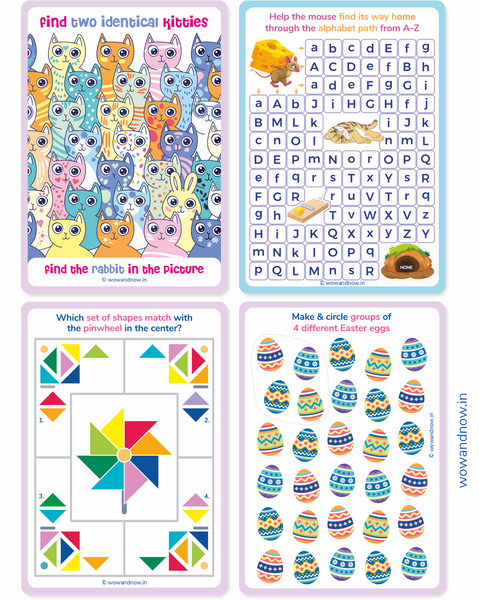 Load image into Gallery viewer, Personalized A-Z letters of the Alphabet with 12 ACTIVITY Flash Cards