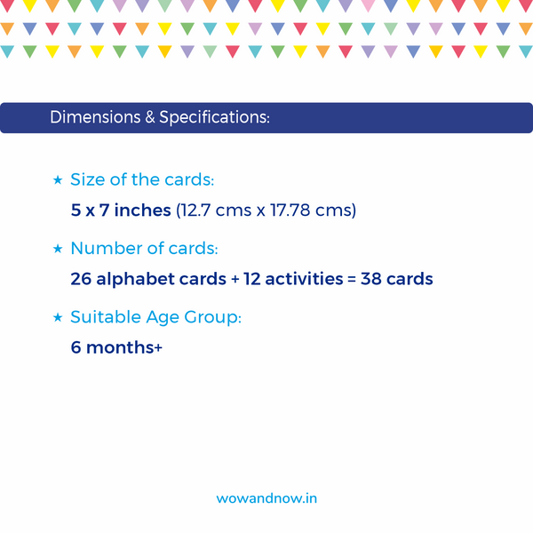 Load image into Gallery viewer, Personalized A-Z letters of the Alphabet with 12 ACTIVITY Flash Cards