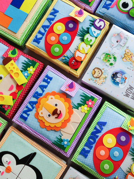 Load image into Gallery viewer, Personalized Sensory Baby & Toddler Busy Book - (Elephant)