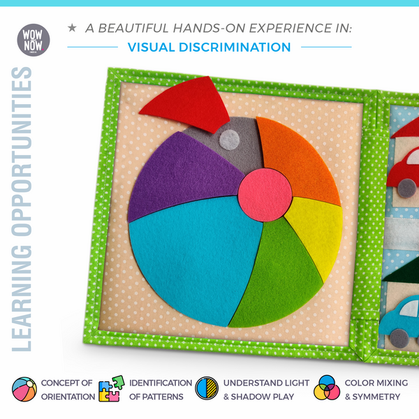 Load image into Gallery viewer, Personalized Color Pop Sensory Quiet Book + Personalized Height Chart
