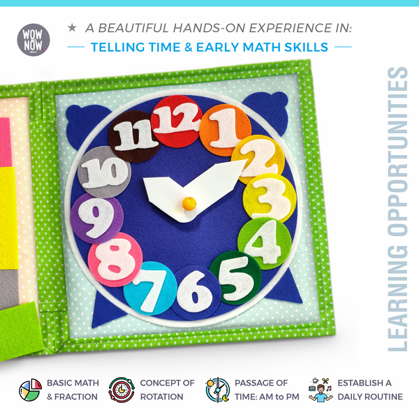 Load image into Gallery viewer, Personalized Color Pop Sensory Quiet Book + Personalized Height Chart