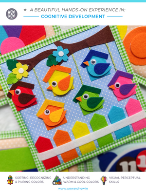 Personalized Montessori Sensory Busy Activity Book for Toddlers | Quiet Book with Colors, Shapes, Learning Numbers & Counting