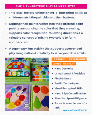 Personalized Montessori Sensory Busy Activity Book for Toddlers | Quiet Book with Colors, Shapes, Learning Numbers & Counting