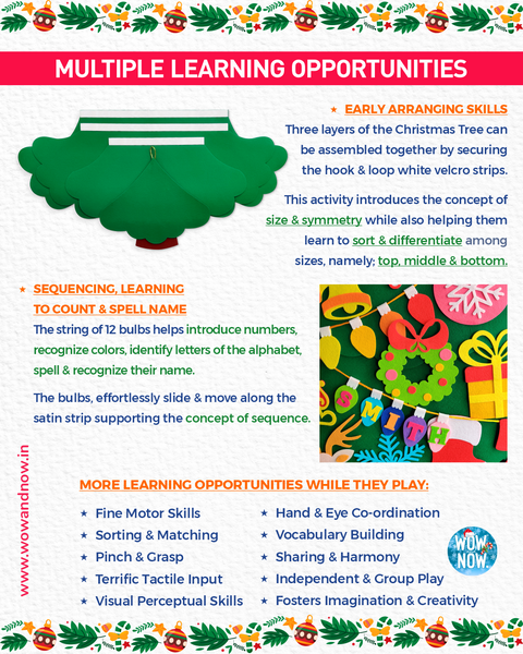 Load image into Gallery viewer, Personalized Peek-a-Boo Animal Safari Sensory Quiet Book + Personalized Felt Christmas Tree with 23 Colorful Ornaments