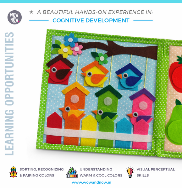 Load image into Gallery viewer, Personalized Color Pop Sensory Quiet Book + FRAMED - Set of 6 Watercolor Nursery Animals Safari Prints