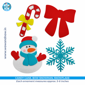 Toddler-safe Christmas decoration ideas with Montessori felt tree.