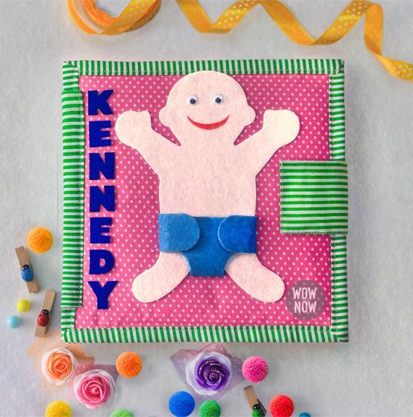 Load image into Gallery viewer, Jolly Baby - Personalized Quiet Book