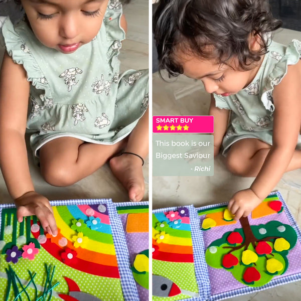 Load image into Gallery viewer, Personalized Sensory Baby &amp; Toddler Busy Book - (Elephant)
