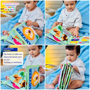 Personalized Sensory Baby & Toddler Busy Book - (Elephant)