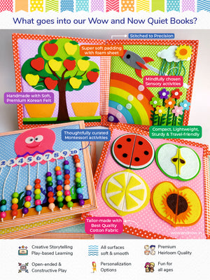 Personalized Sensory Baby & Toddler Busy Book - (Elephant)