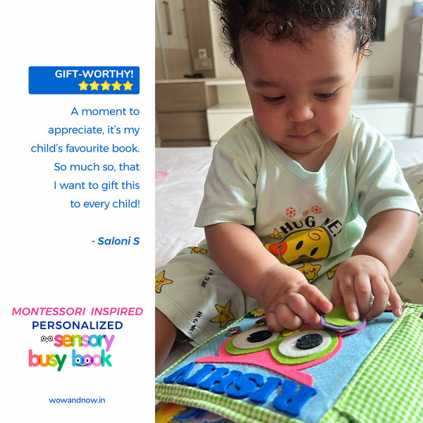 Load image into Gallery viewer, Personalized Sensory Baby &amp; Toddler Busy Book - (Elephant)
