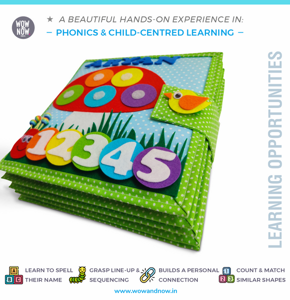 Load image into Gallery viewer, Personalized Color Pop Sensory Quiet Book - Montessori Inspired
