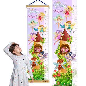 Magical Fairies - Personalized Themed Height Chart